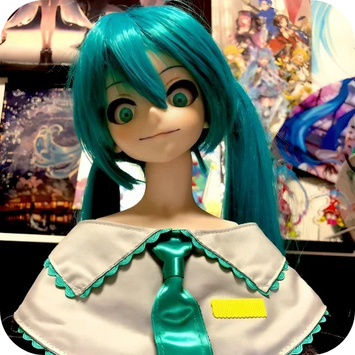 🩵 Стикер «Creepy Miku Doll» для Telegram