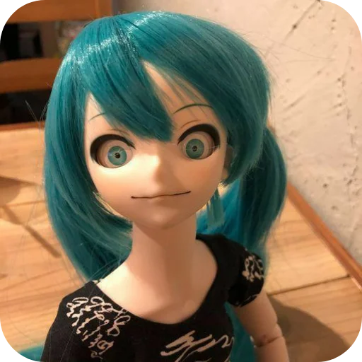 😗 Стикер «Creepy Miku Doll» для Telegram