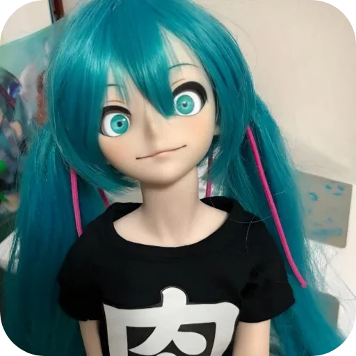 ☺ Стикер «Creepy Miku Doll» для Telegram