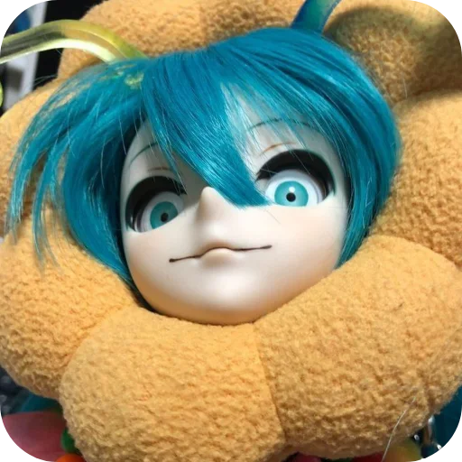 🌼 Стикер «Creepy Miku Doll» для Telegram