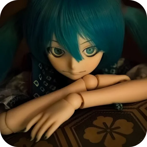 🫳 Стикер «Creepy Miku Doll» для Telegram
