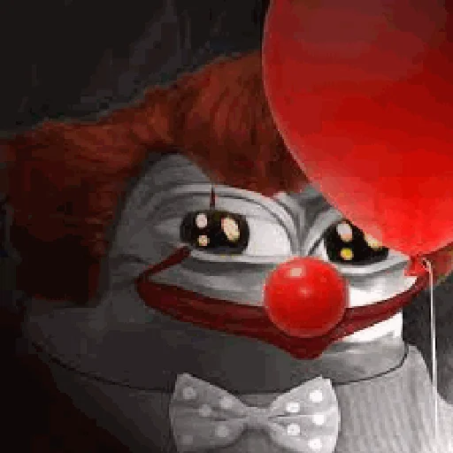 🤡 Стикер «Жуткая хуйня» для Telegram