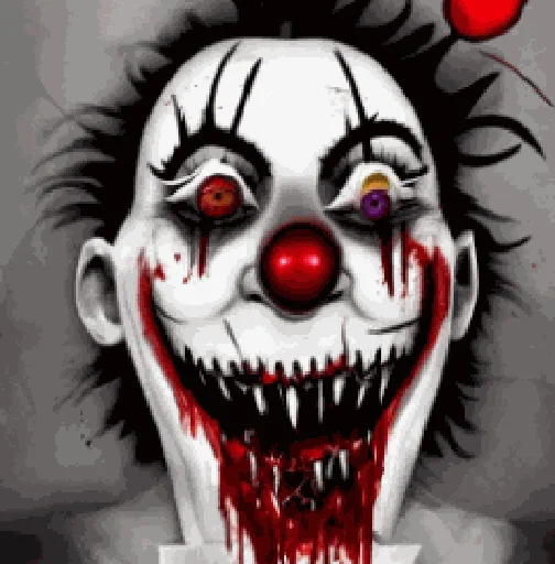 🤡 Стикер «Жуткая хуйня» для Telegram