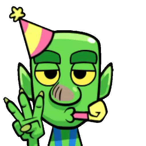 🥳 Стикер «Clash Royale emotes» для Telegram