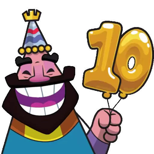 🥳 Стикер «Clash Royale emotes» для Telegram