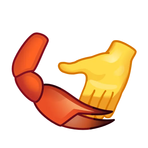 🦀 Стикер «Creepy» для Telegram