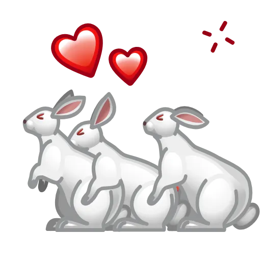🐇 Стикер «Creepy» для Telegram