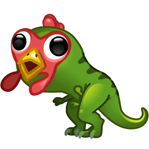 🦖 Стикер «Creepy» для Telegram