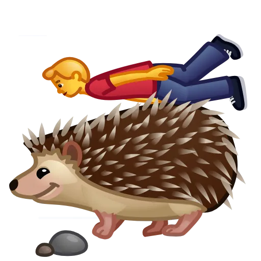 🦔 Стикер «Creepy» для Telegram