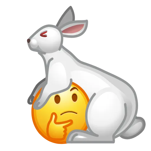 🐇 Стикер «Creepy» для Telegram