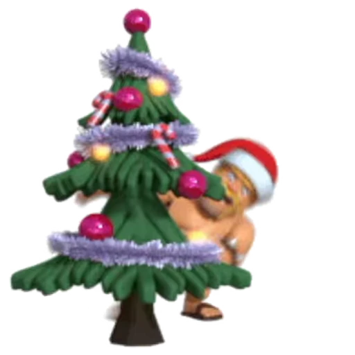 🌲 Стикер «Clash Royale holidays» для Telegram