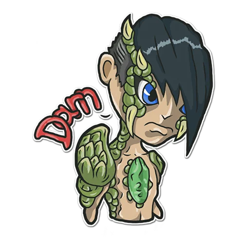 😕 Стикер «Cricket Sticker» для Telegram