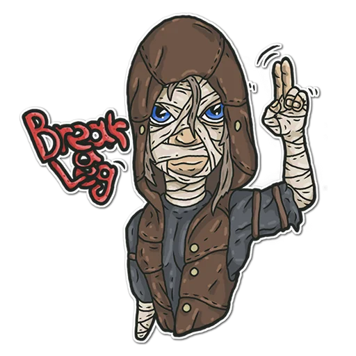 ✌ Стикер «Cricket Sticker» для Telegram
