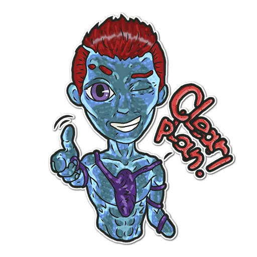 😉 Стикер «Cricket Sticker» для Telegram