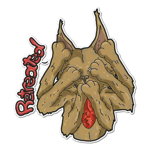 🙈 Стикер «Cricket Sticker» для Telegram