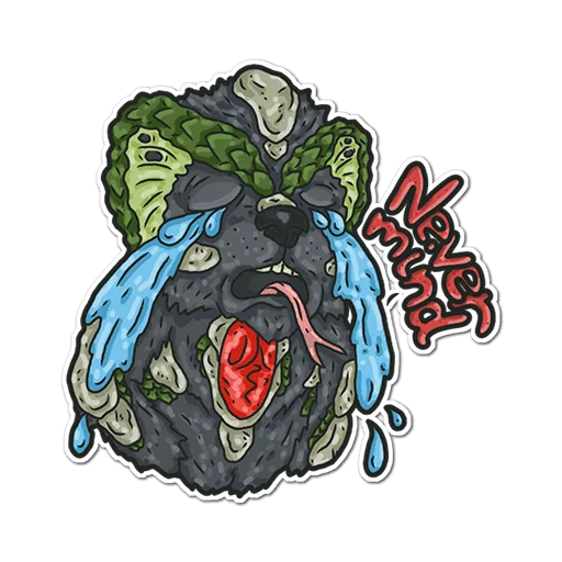 😭 Стикер «Cricket Sticker» для Telegram