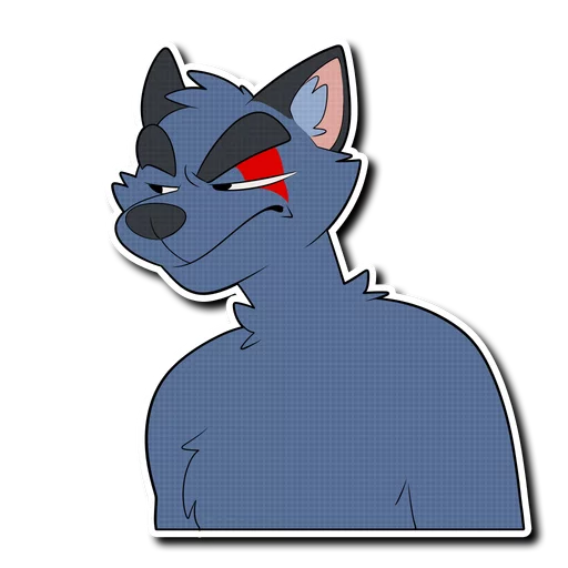 😐 Стикер «Crimsonred and Kay» для Telegram