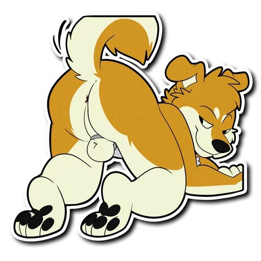 🍑 Стикер «Crimsonred and Kay» для Telegram