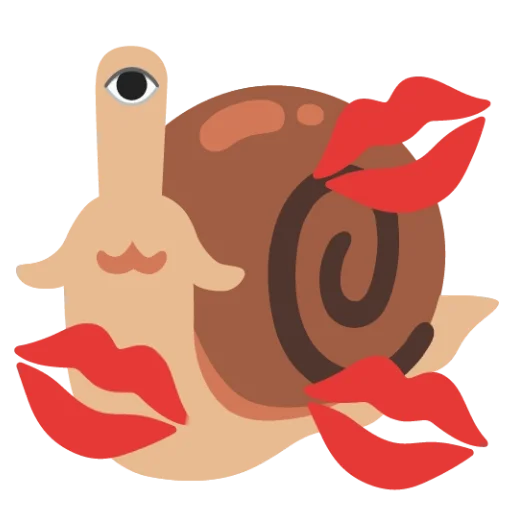 💋 Стикер «кринж улитки» для Telegram