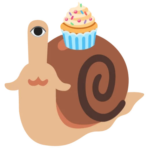 🧁 Стикер «кринж улитки» для Telegram