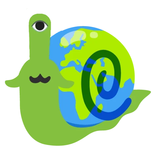 🌍 Стикер «кринж улитки» для Telegram