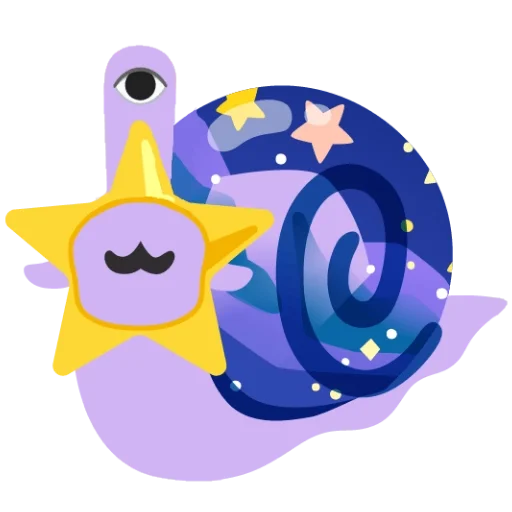 🌌 Стикер «кринж улитки» для Telegram