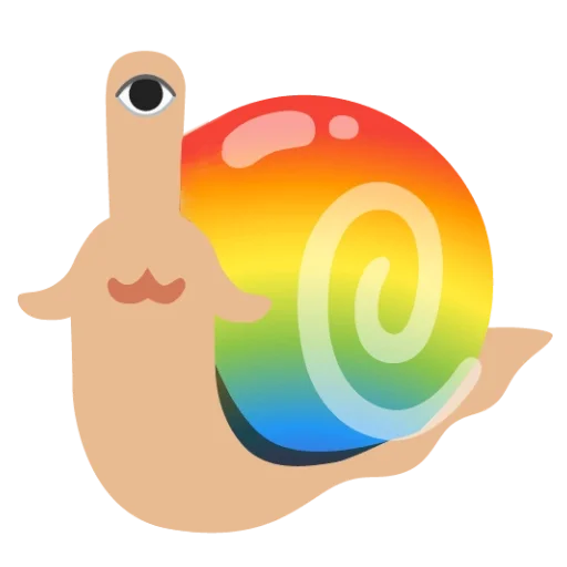 🌈 Стикер «кринж улитки» для Telegram
