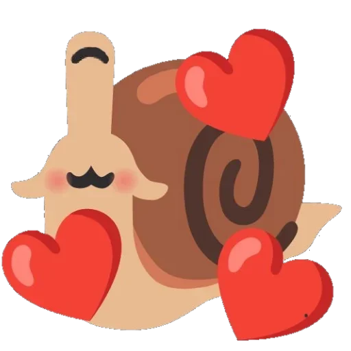 🥰 Стикер «кринж улитки» для Telegram