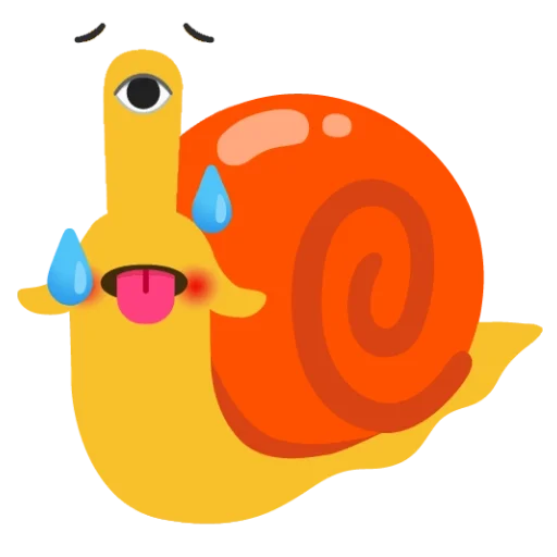 🥵 Стикер «кринж улитки» для Telegram
