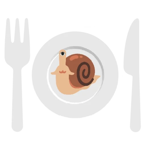 🍽 Стикер «кринж улитки» для Telegram