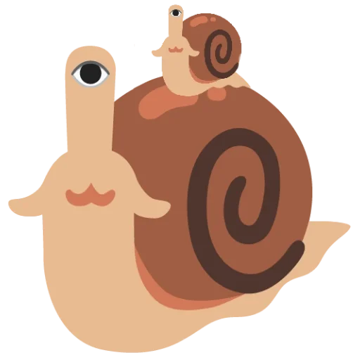 🐌 Стикер «кринж улитки» для Telegram