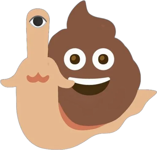 💩 Стикер «кринж улитки» для Telegram