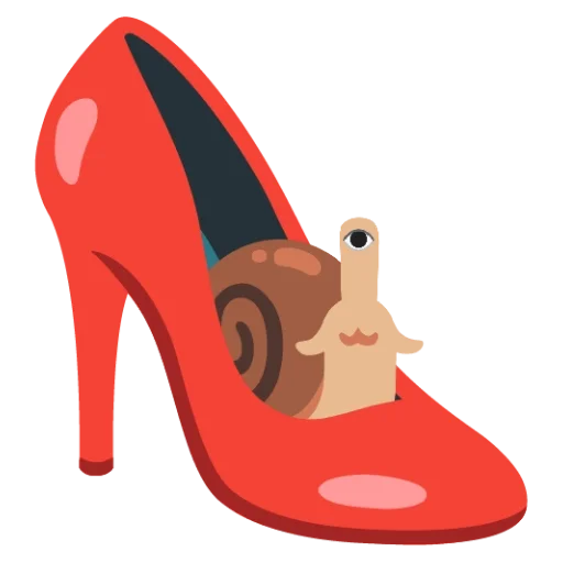 👠 Стикер «кринж улитки» для Telegram