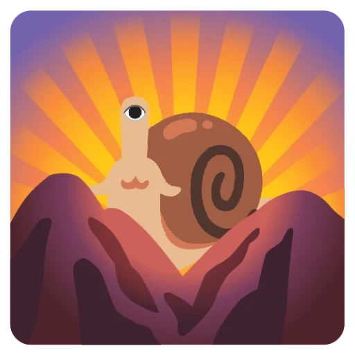 🌄 Стикер «кринж улитки» для Telegram
