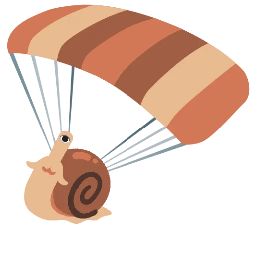 🪂 Стикер «кринж улитки» для Telegram