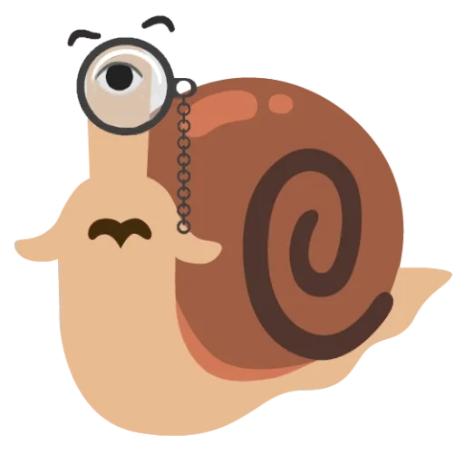 🧐 Стикер «кринж улитки» для Telegram