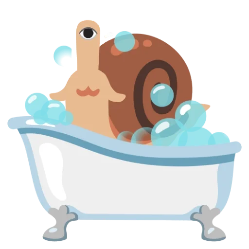🛁 Стикер «кринж улитки» для Telegram