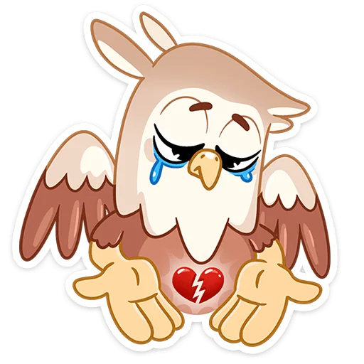 😢 Стикер «Криспи» для Telegram
