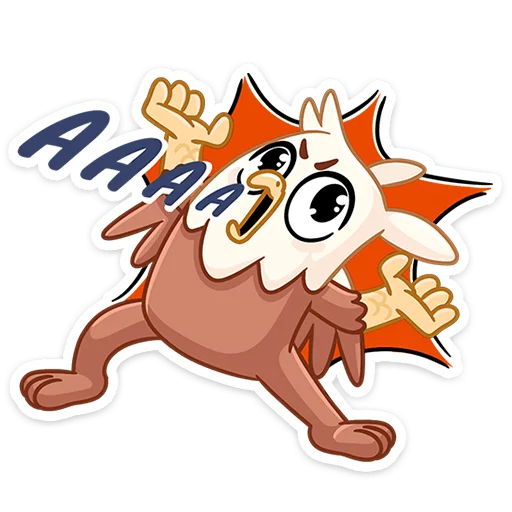 😱 Стикер «Криспи» для Telegram