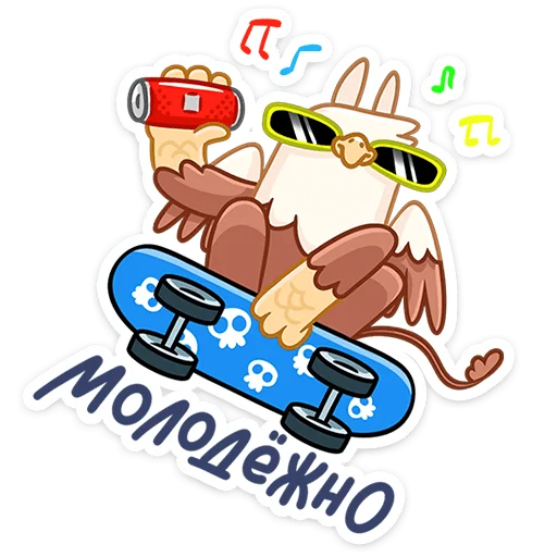 😎 Стикер «Криспи» для Telegram
