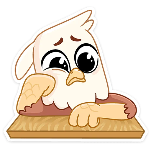 😔 Стикер «Криспи» для Telegram