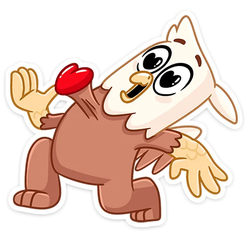 ❤️ Стикер «Криспи» для Telegram