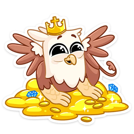 🤑 Стикер «Криспи» для Telegram