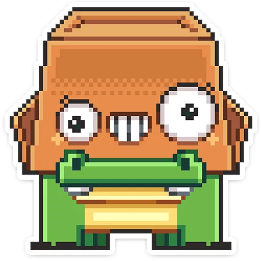😜 Стикер «Крокки» для Telegram