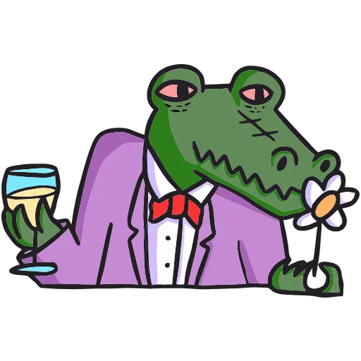 Стикер 45 Кроко add