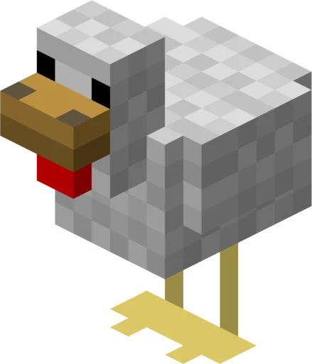 🐓 Стикер «Minecraft Mobs» для Telegram