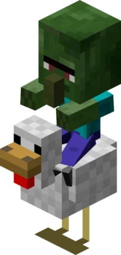 🐔 Стикер «Minecraft Mobs» для Telegram