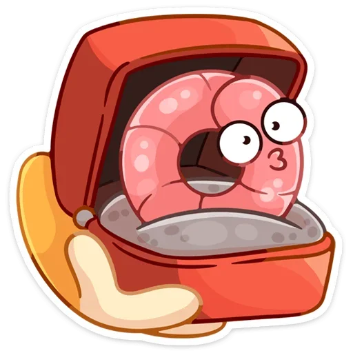 💍 Стикер «Круассанчик • Croissant gecko» для Telegram