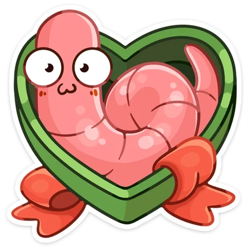 ❤ Стикер «Круассанчик • Croissant gecko» для Telegram