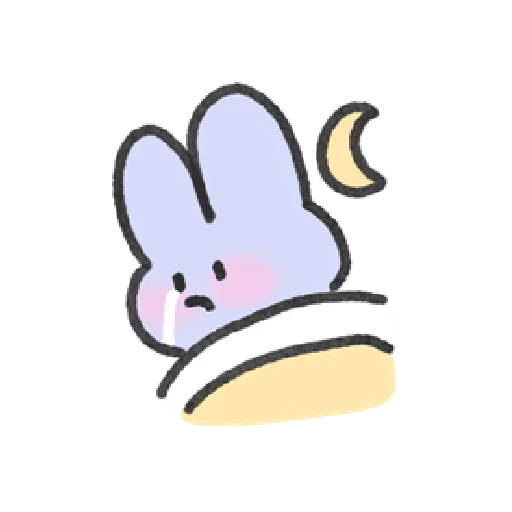 🐇 Стикер «cry кролл !! ୨ ୧» для Telegram